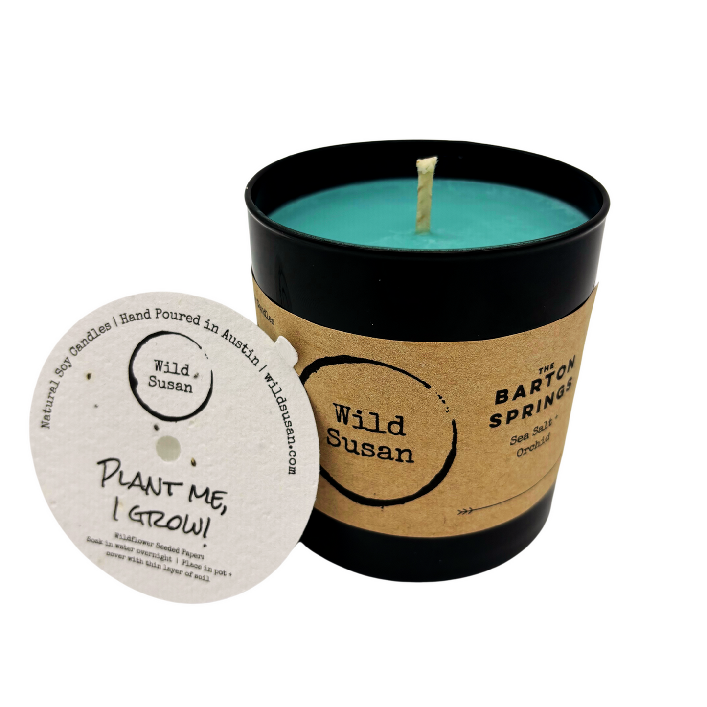 Barton Springs [Sea Salt + Orchid] Soy Candle/Wax Melt