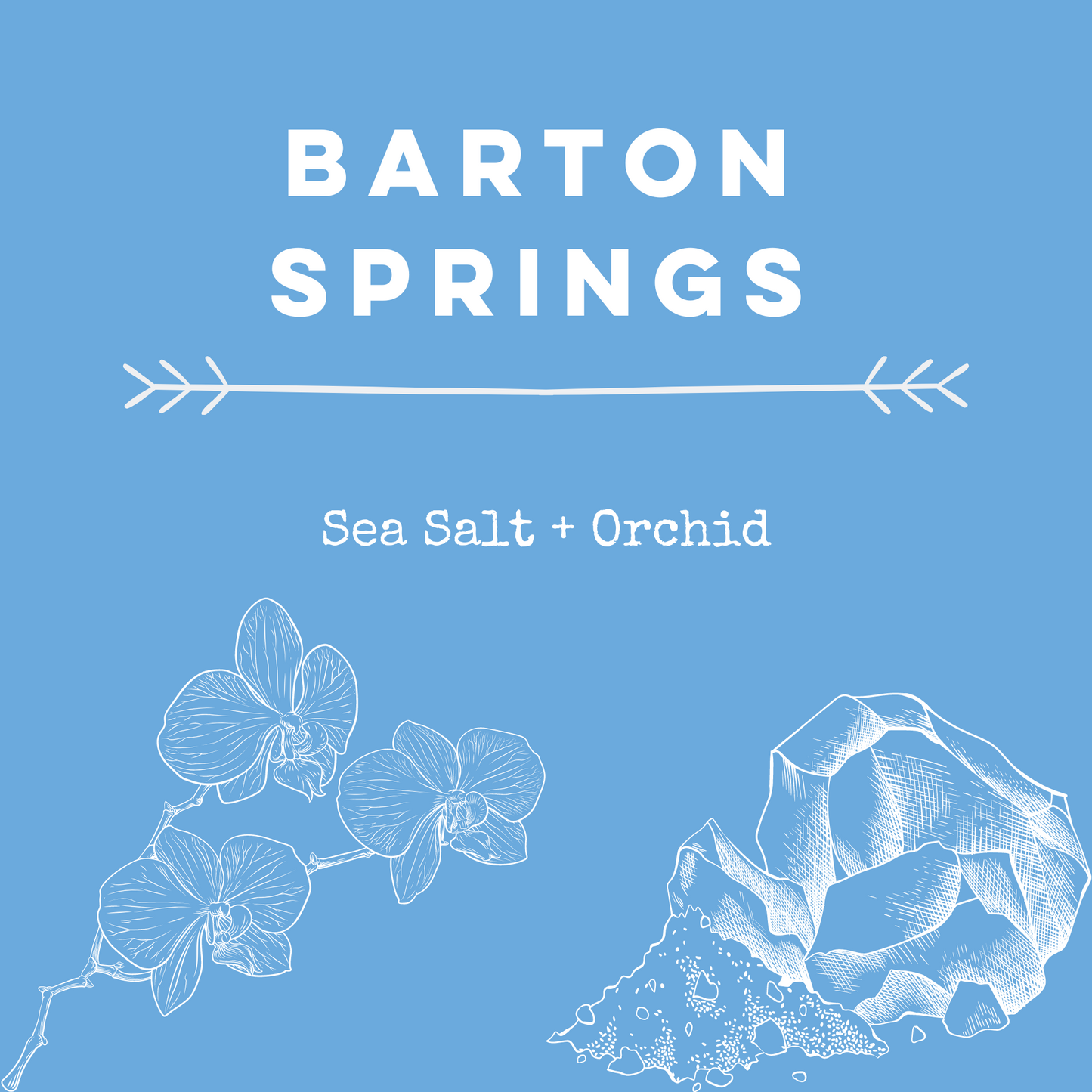 Barton Springs [Sea Salt + Orchid] Incense