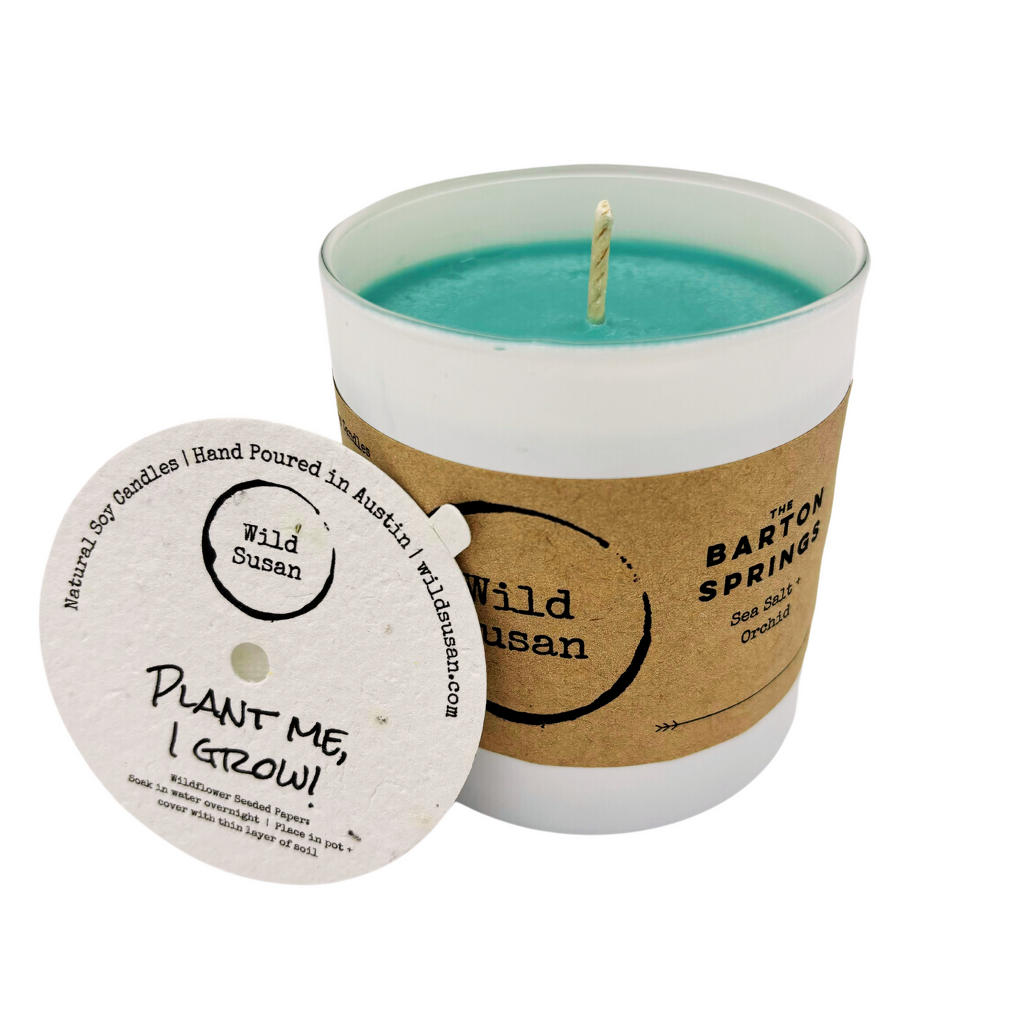 Barton Springs [Sea Salt + Orchid] Soy Candle/Wax Melt