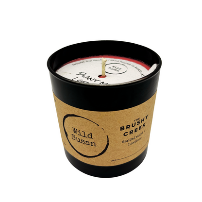 Brushy Creek [Sandalwood + Leather] Soy Candle/Wax Melt