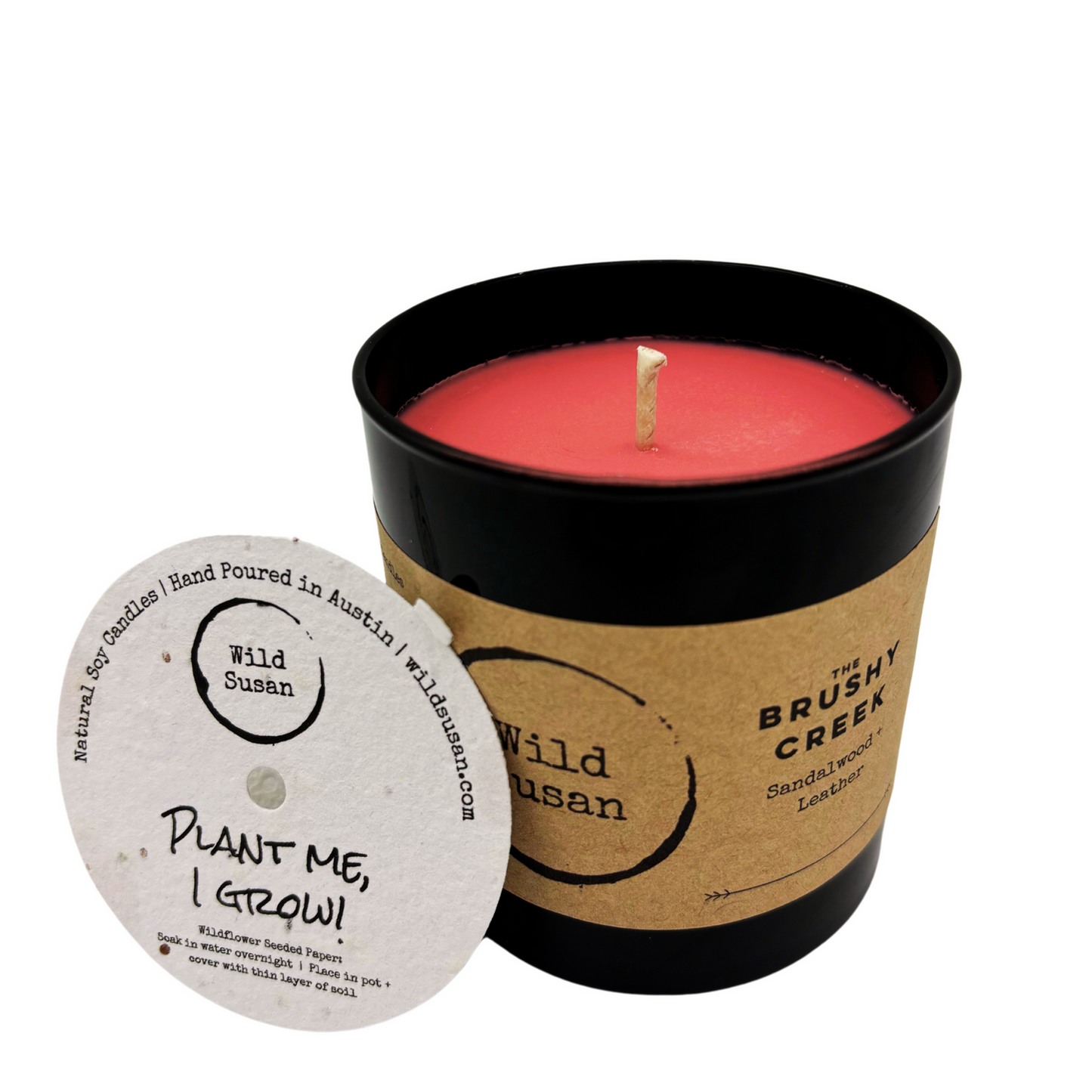 Brushy Creek [Sandalwood + Leather] Soy Candle/Wax Melt