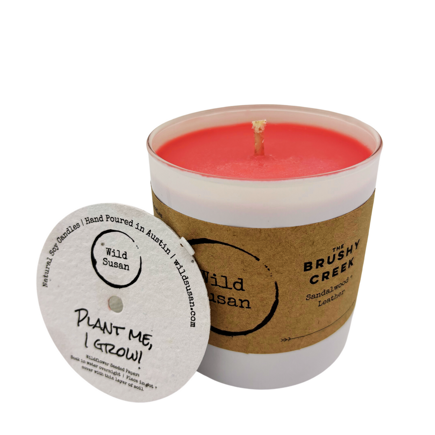 Brushy Creek [Sandalwood + Leather] Soy Candle/Wax Melt