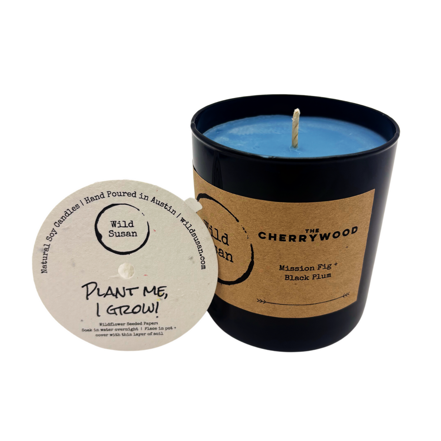 Cherrywood [Mission Fig + Black Plum] Soy Candle / Wax Melt