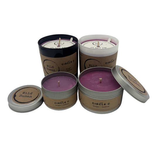 Circle C [Ginger + Saffron] Soy Candle / Wax Melt