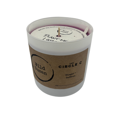 Circle C [Ginger + Saffron] Soy Candle / Wax Melt
