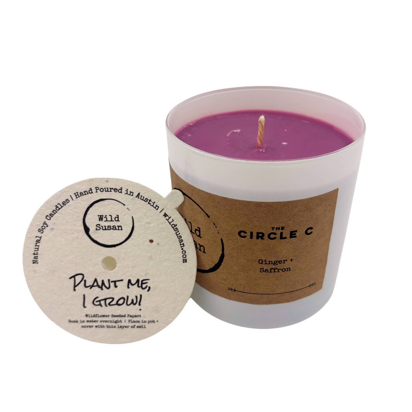 Circle C [Ginger + Saffron] Soy Candle / Wax Melt
