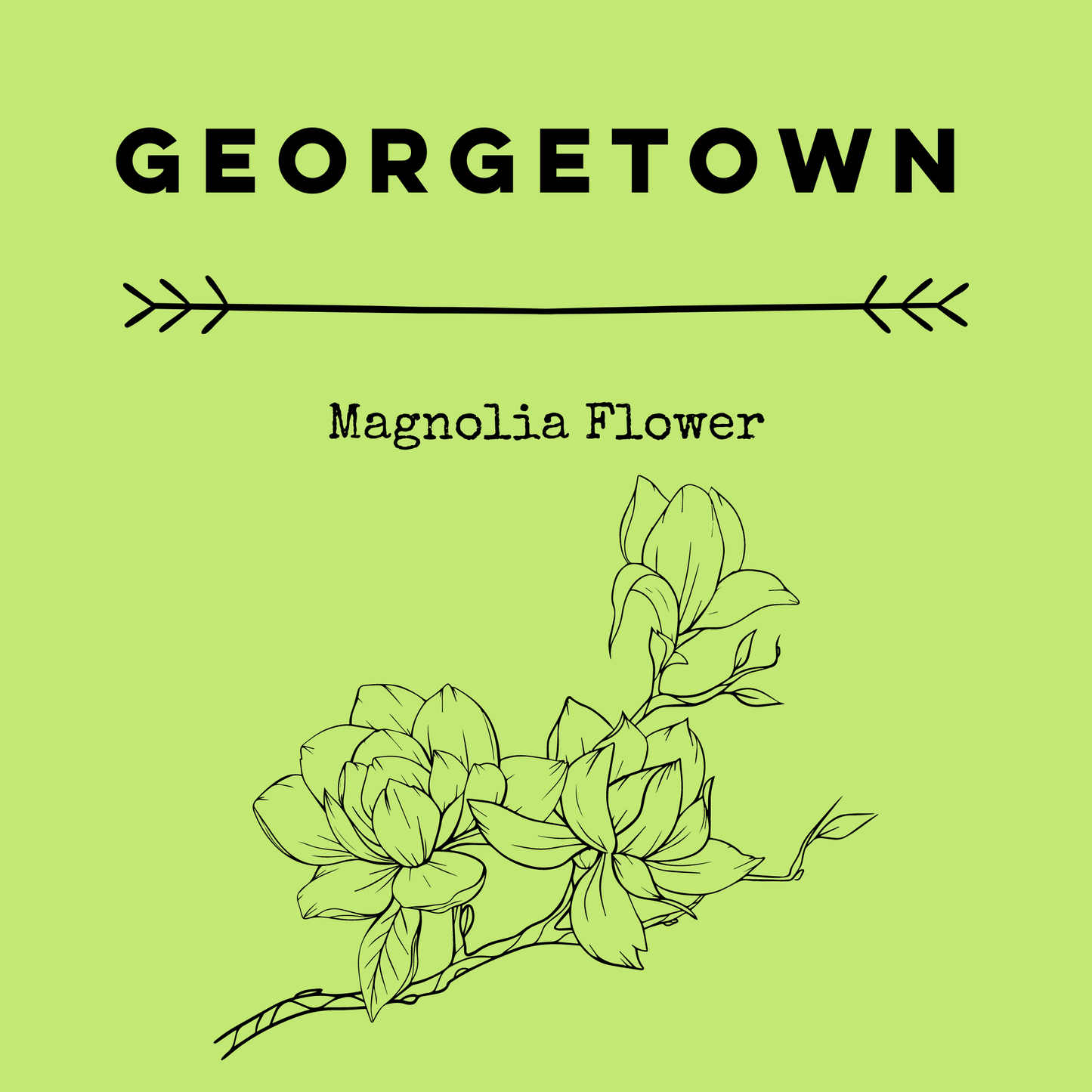 Georgetown [Magnolia Flower] Soy Candle / Wax Melt