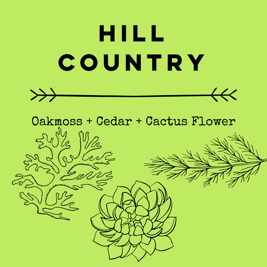 Hill Country [Oakmoss + Cedar + Cactus Flower] Diffuser Oil