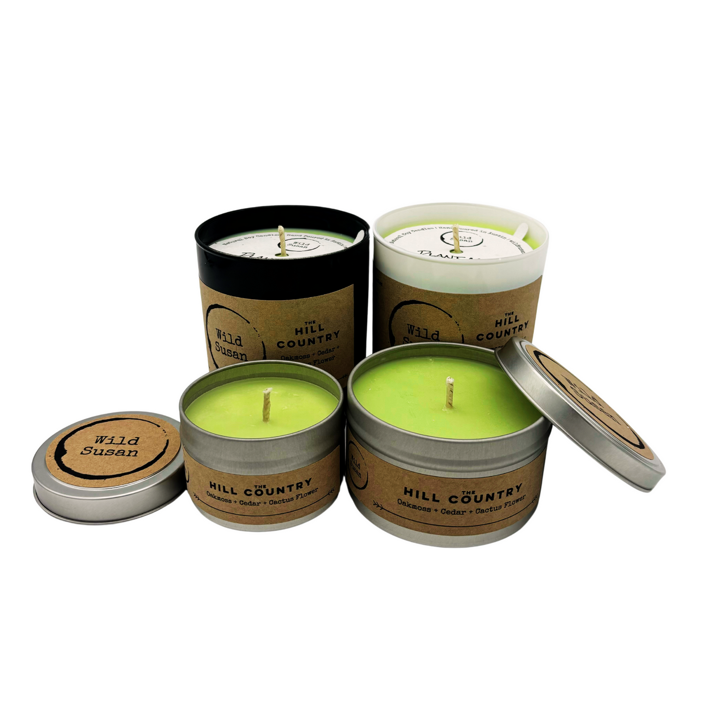 Hill Country [Oakmoss + Cedar + Cactus Flower] Soy Candle/Wax Melt