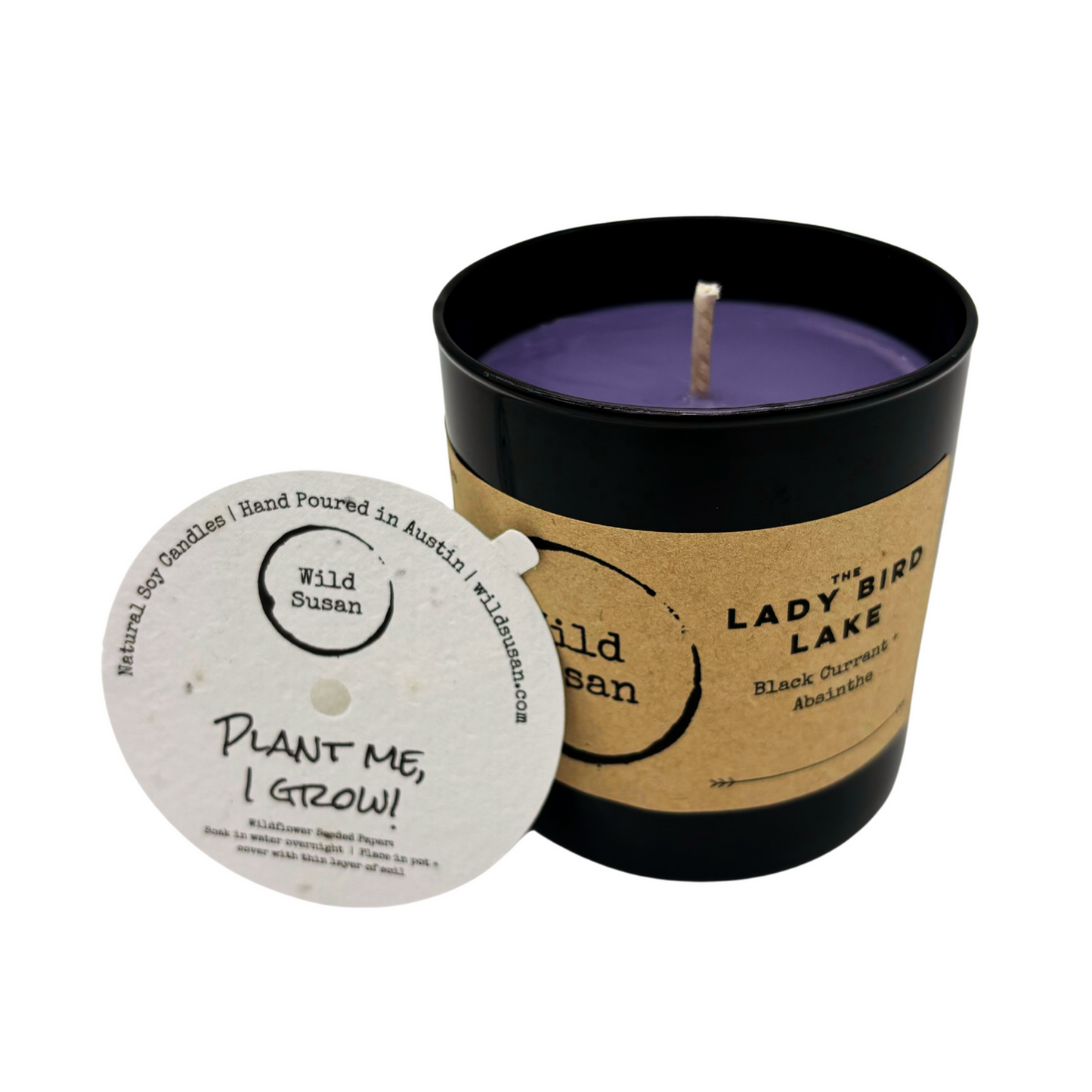Lady Bird Lake [Black Currant + Absinthe] Soy Candle/Wax Melt