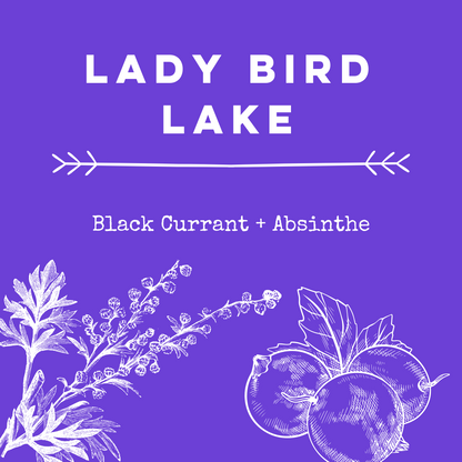 Lady Bird Lake [Black Currant + Absinthe] Soy Candle/Wax Melt