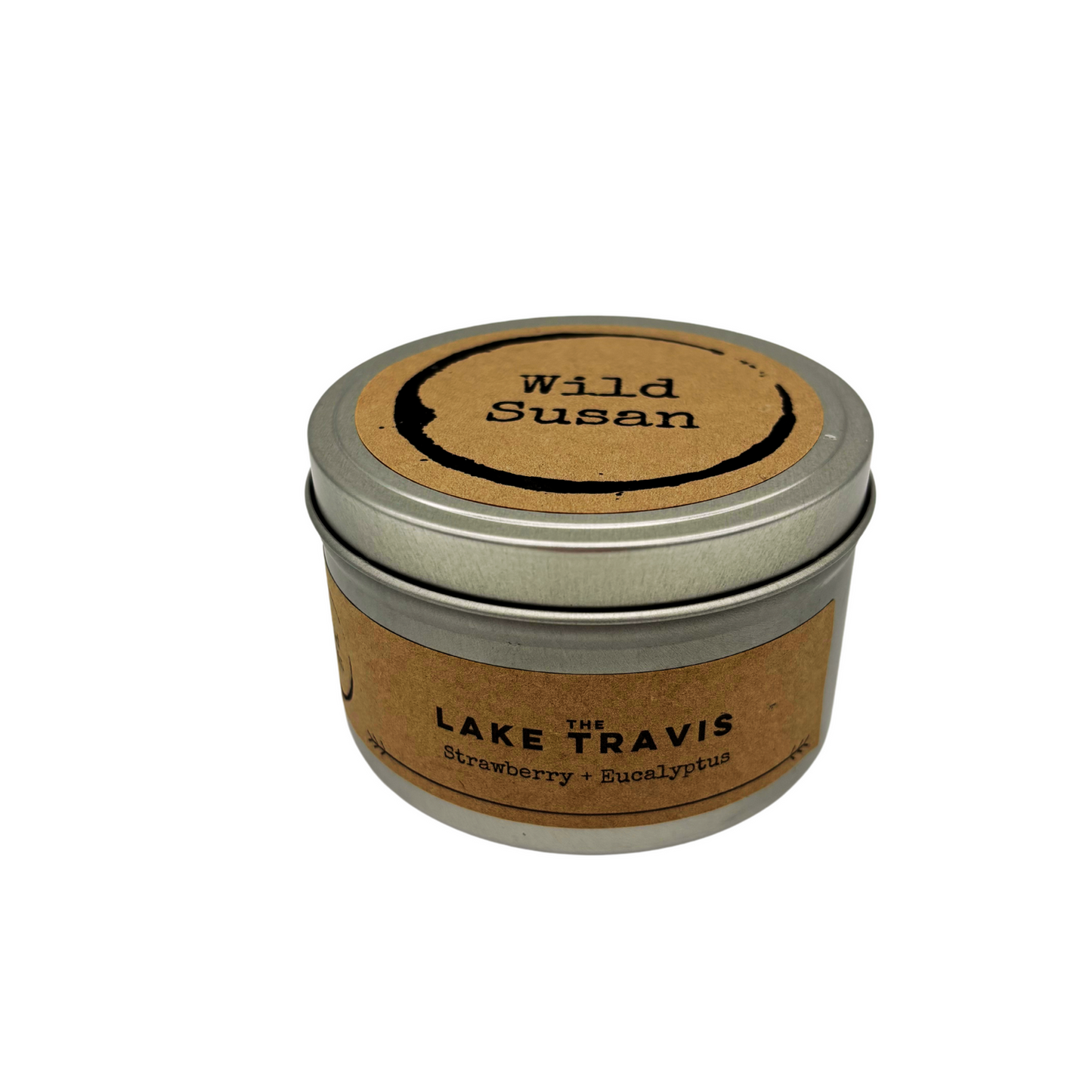 Lake Travis [Strawberry + Eucalyptus] Soy Candle / Wax Melt