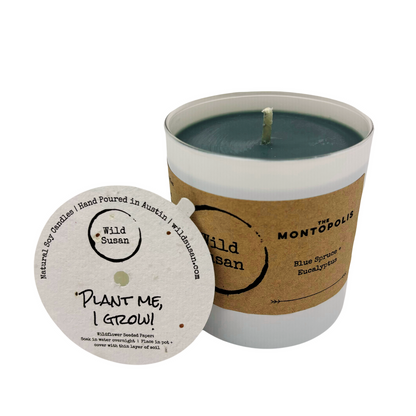 Montopolis [Blue Spruce + Eucalyptus] Soy Candle/Wax Melt