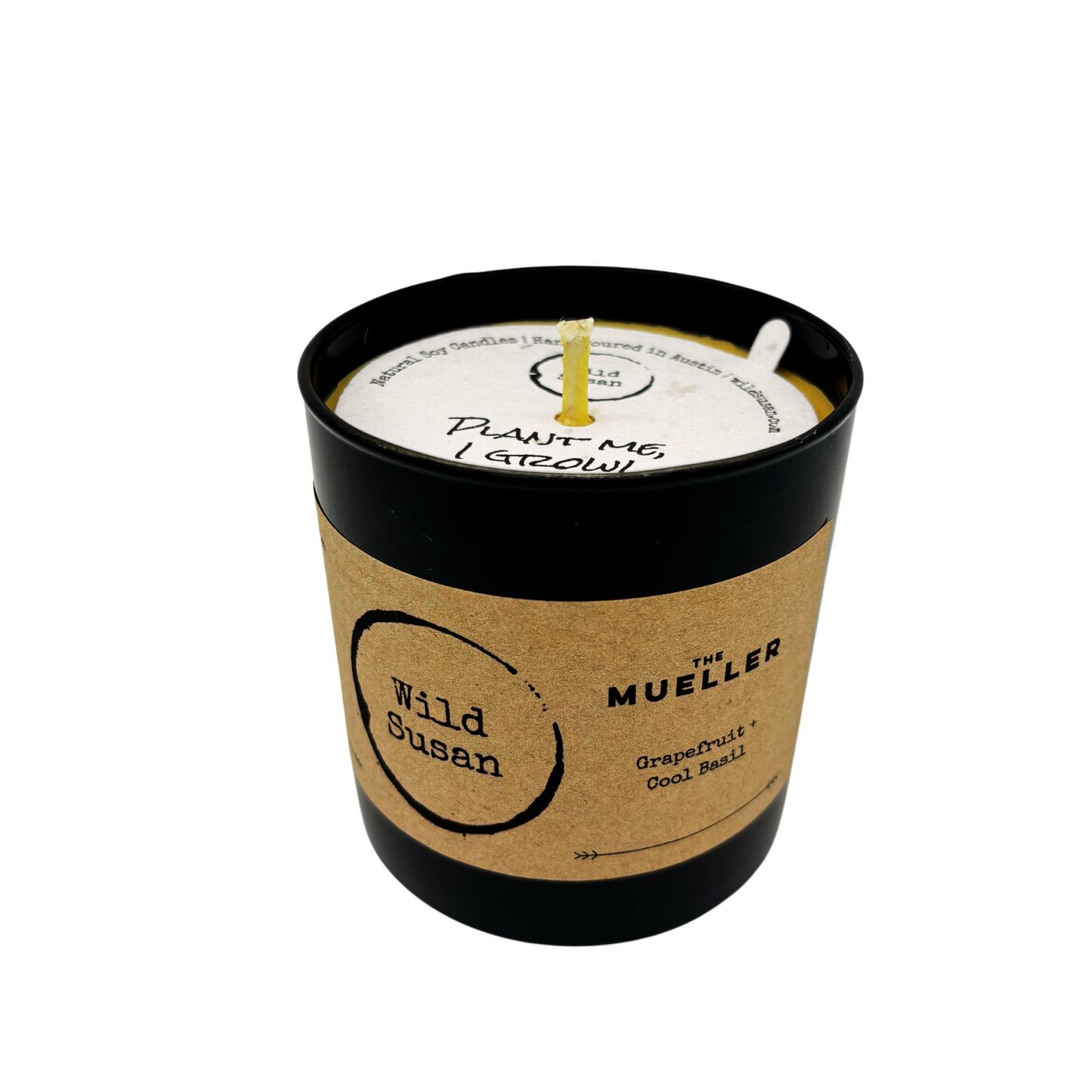 Mueller [Grapefruit + Cool Basil] Soy Candle/Wax Melt