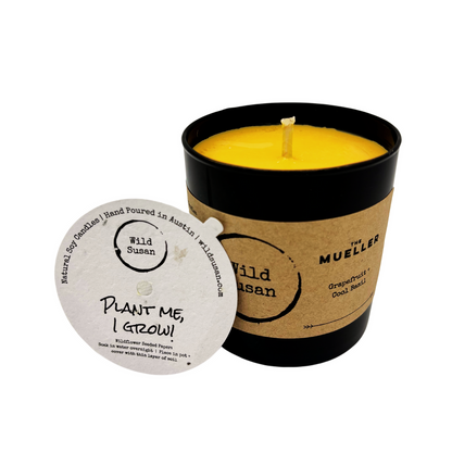 Mueller [Grapefruit + Cool Basil] Soy Candle/Wax Melt