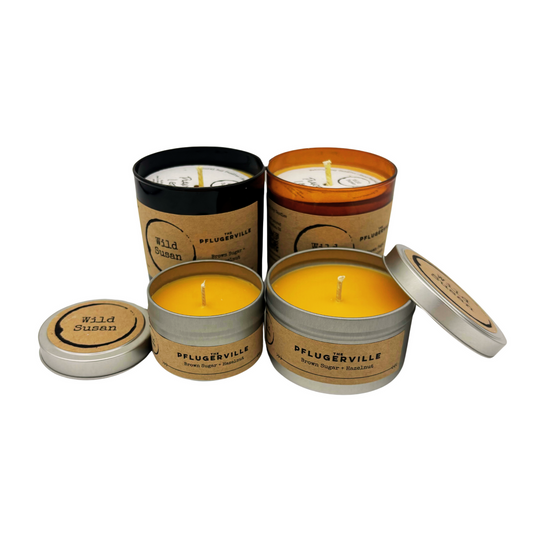 Pflugerville [Hazelnut + Brown Sugar] Soy Candle/Wax Melt