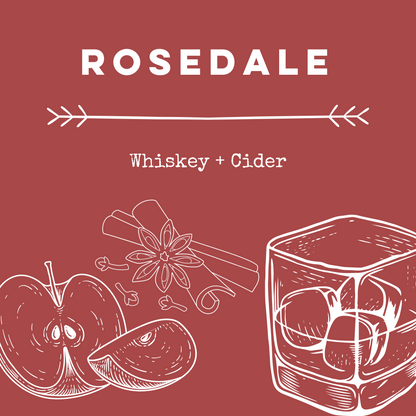 Rosedale [Whiskey + Cider] Soy Candle / Wax Melt
