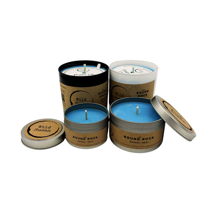 Round Rock [Oakmoss + Amber] Soy Candle/Wax Melt