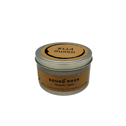 Round Rock [Oakmoss + Amber] Soy Candle/Wax Melt