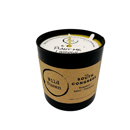 South Congress [Bergamot + Amber + Patchouli] Soy Candle/Wax Melt