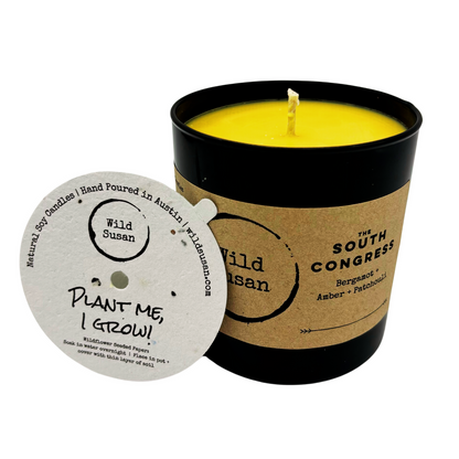 South Congress [Bergamot + Amber + Patchouli] Soy Candle/Wax Melt