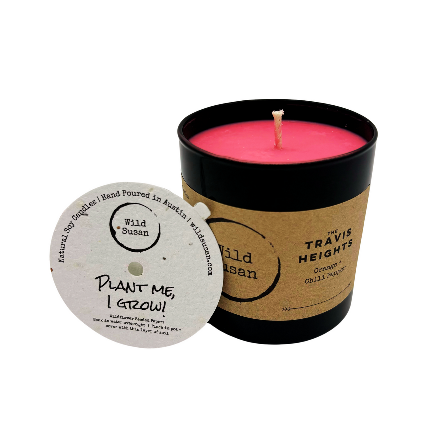 Travis Heights [Orange + Chili Pepper] Soy Candle/Wax Melt