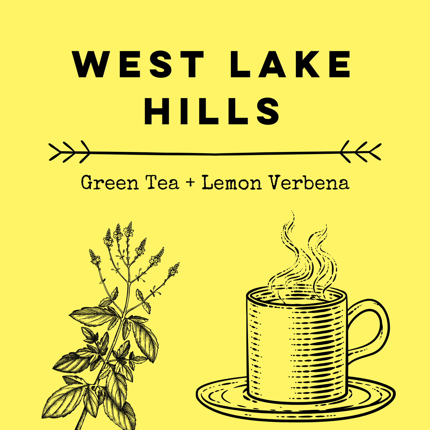West Lake Hills [Green Tea + Lemon Verbena] Diffuser Oil
