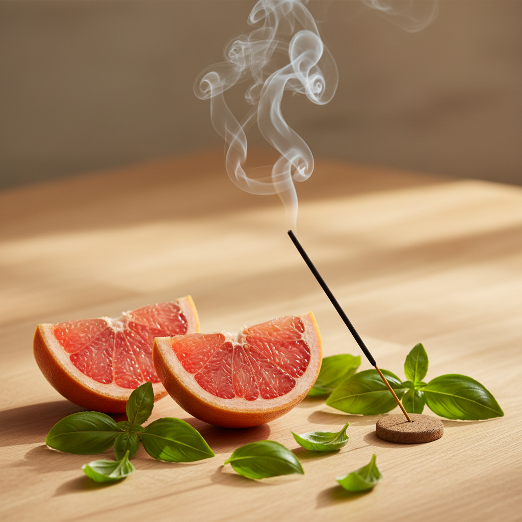 Mueller [Grapefruit + Cool Basil] Incense Sticks