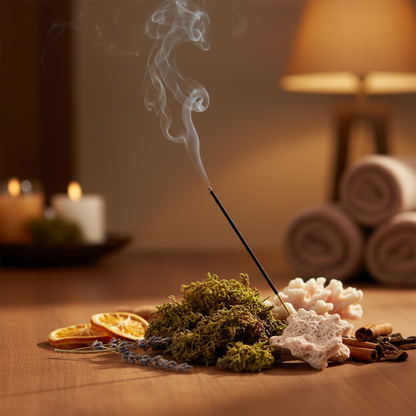 Manchaca [Oakmoss + Coral] Incense Sticks