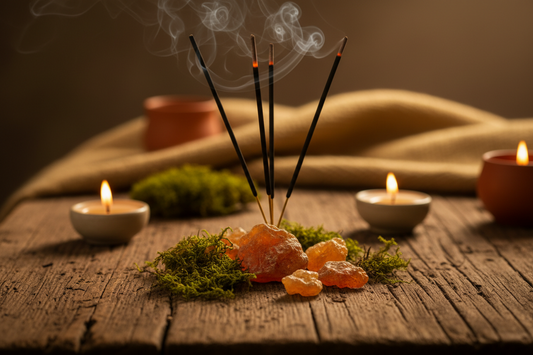 Round Rock [Oakmoss + Amber] Incense Sticks